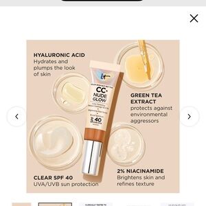 CC nude glow color, correcting medium skin tint